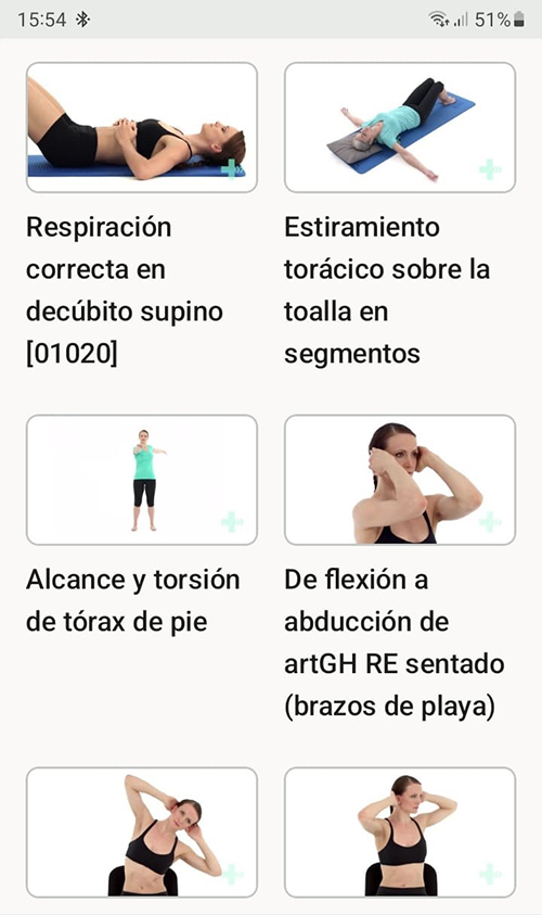 Programa de ejercicios en línea Disfunción de las articulaciones costales de la espalda