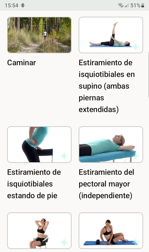 Programa de ejercicios en línea Enfermedad de Scheuermann