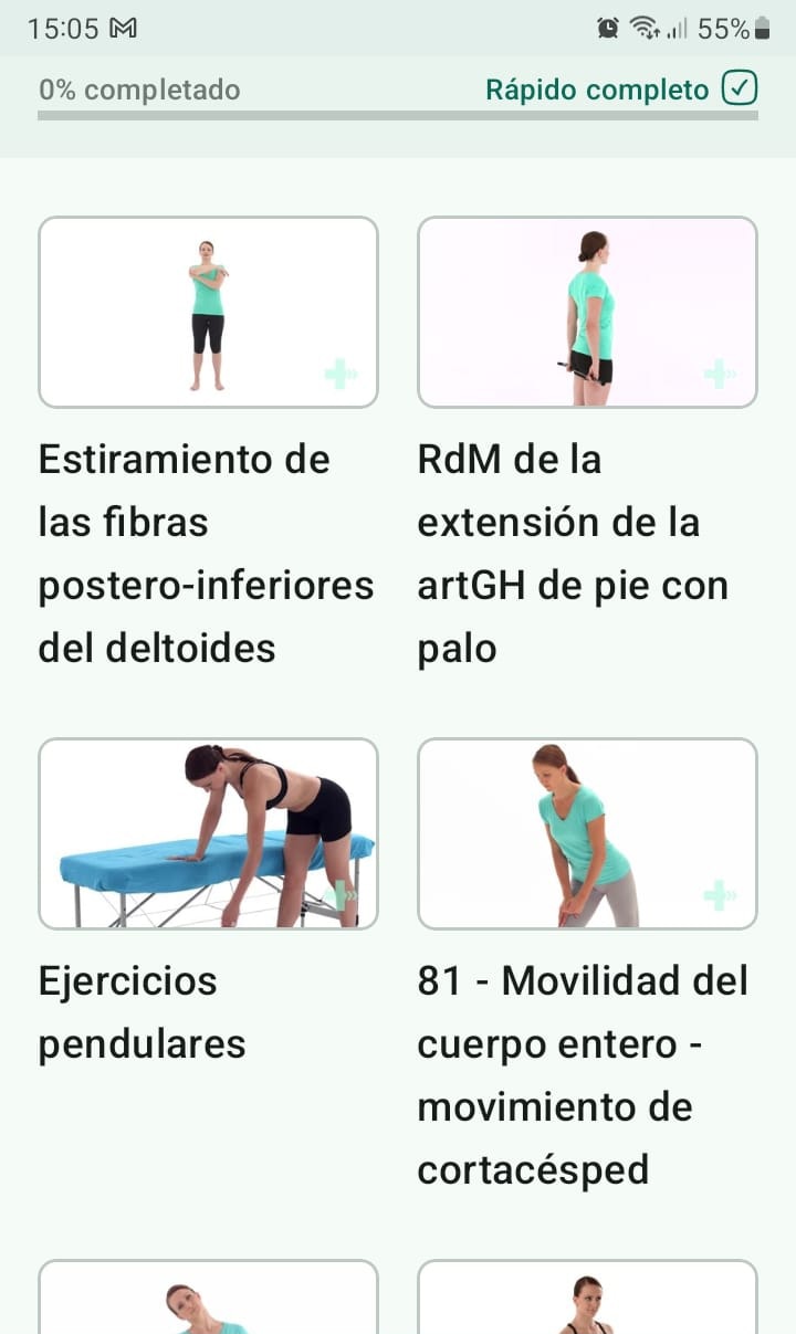 Lesión esternoclavicular programa de ejercicios